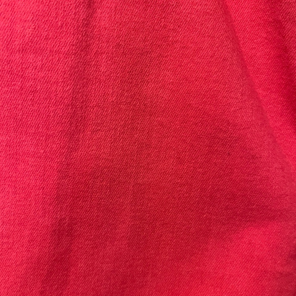 7‎ For all Mankind Women’s Red Stretch Skinny Ankle Jeans Sz 26. - Picture 4 of 6